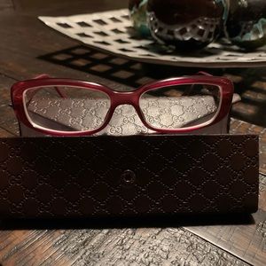 Gucci eyeglasses with case